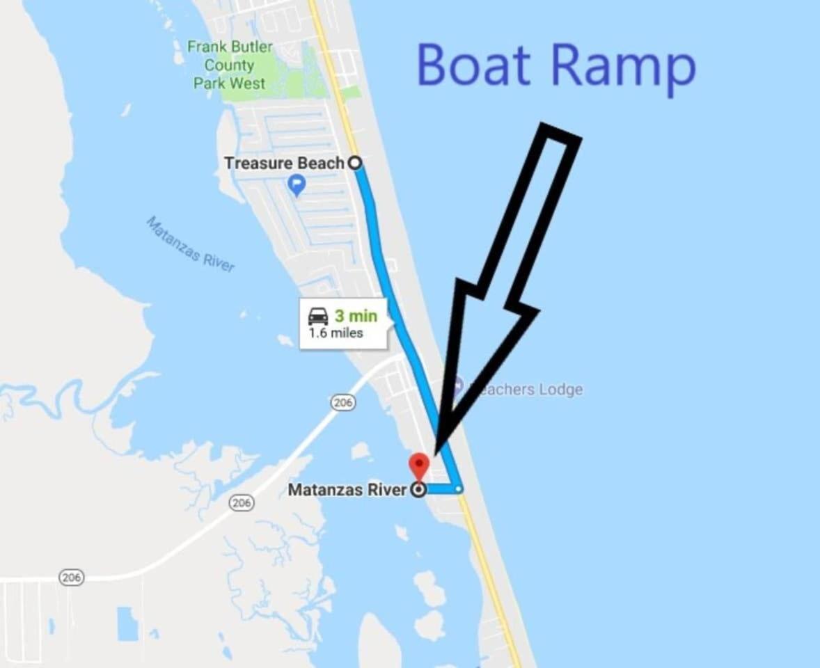 Canal Home Dock Walk To Beach Kayaks Sup Fishing St. Augustine Exterior photo