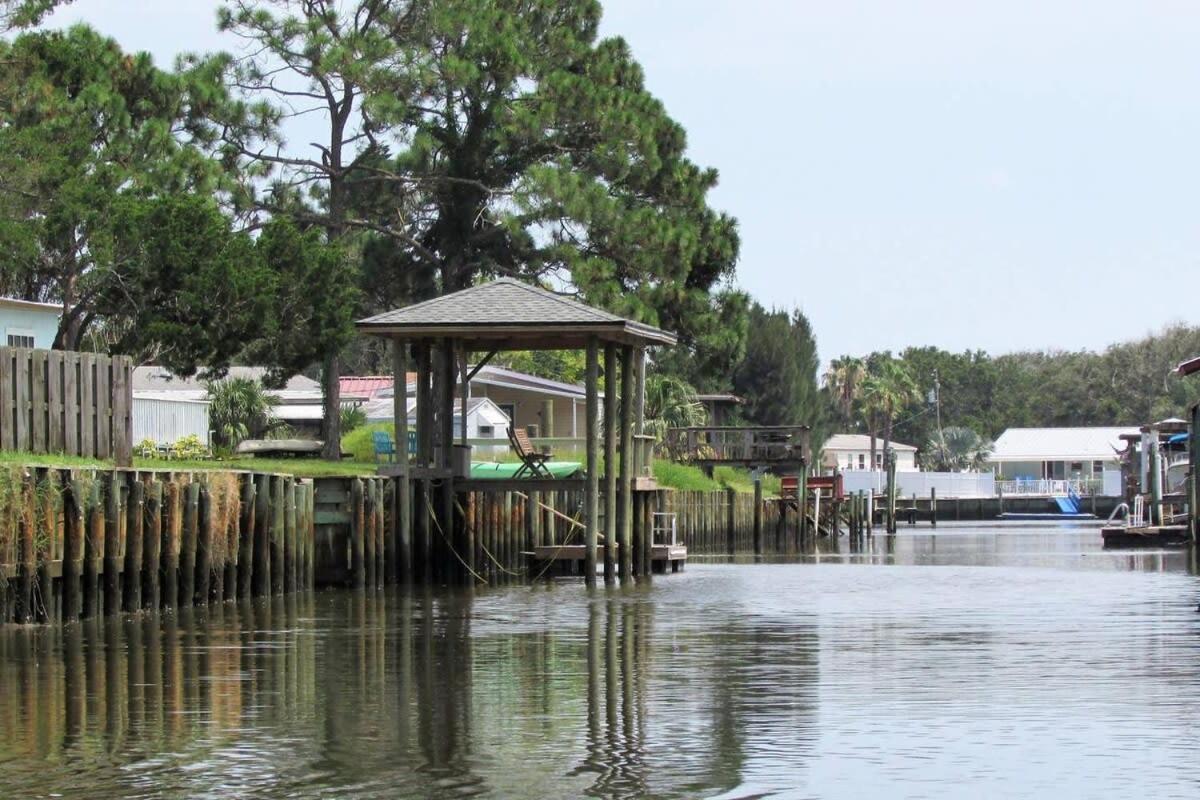 Canal Home Dock Walk To Beach Kayaks Sup Fishing St. Augustine Exterior photo